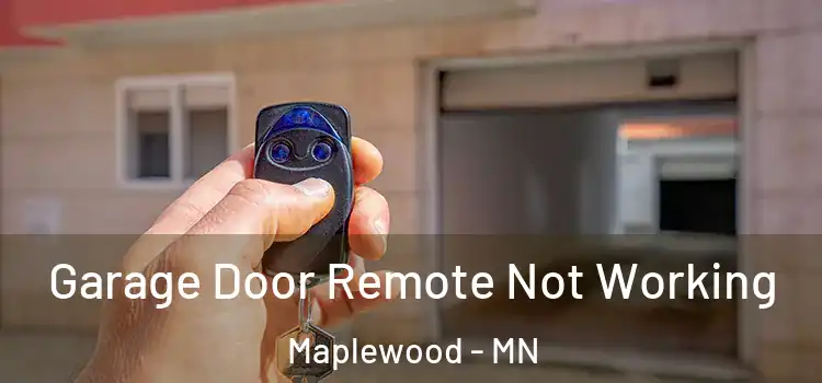  Garage Door Remote Not Working Maplewood - MN
